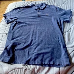 Vineyard Vines Greyish Blue Polo size XL Pink Whale